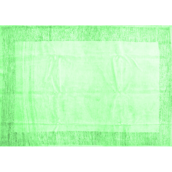 Gracie Oaks Rugenia Machine Woven / Power Loomed Green/Dark Green Machine Washable Rug Wayfair